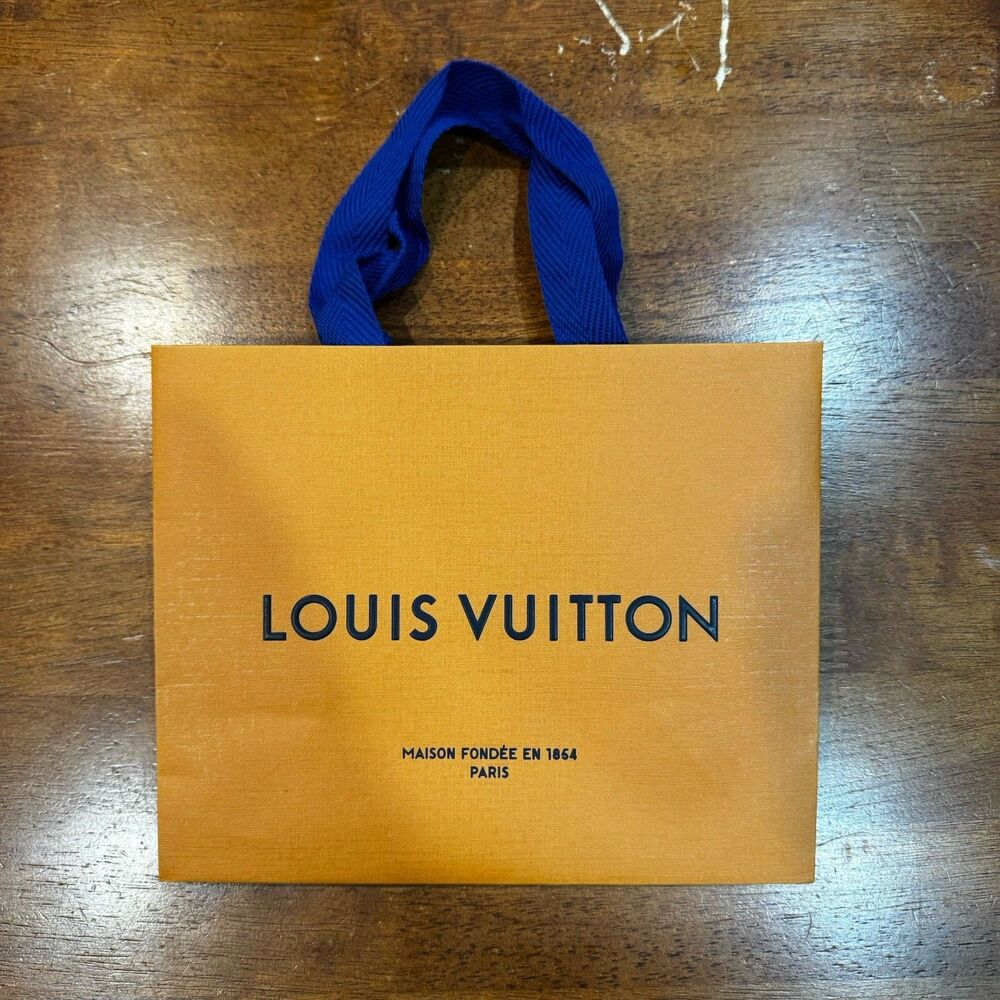 Louis Vuitton Shopping Tote Bag Authentic *Empty* Paper Gift Bag (9"x7"x4.5")